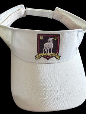 Ted Lasso AFC Richmond Greyhounds Visor Hat White Cotton Beach Golf Gardening